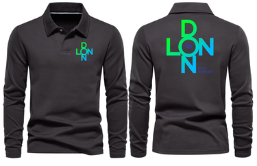 LONDON AIRPORT LONG SLEEVE POLO